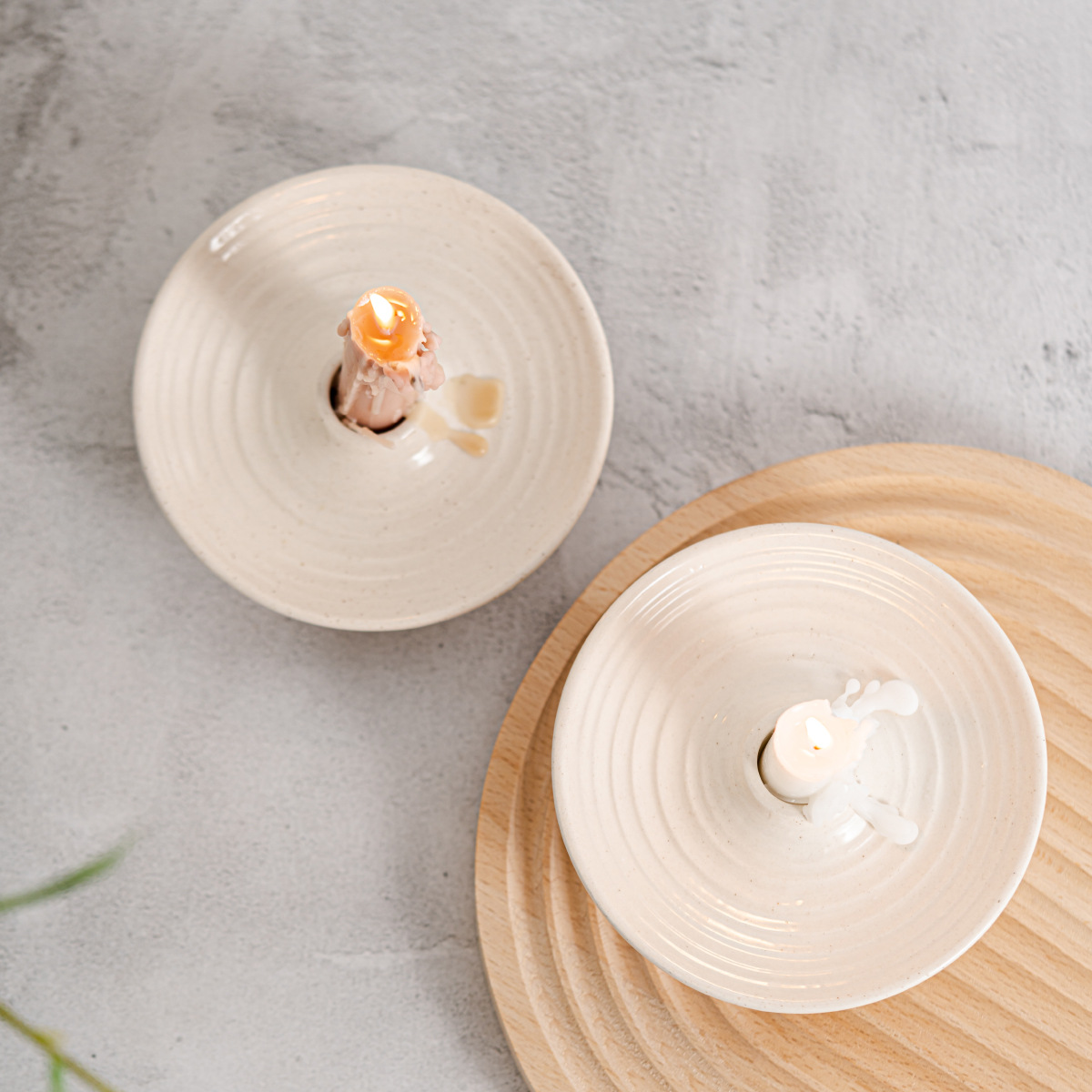 Ceramics simple wedding home candle decoration ornaments photography props gift batch